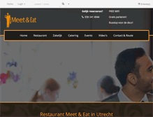 Tablet Screenshot of meet-eat-utrecht.nl